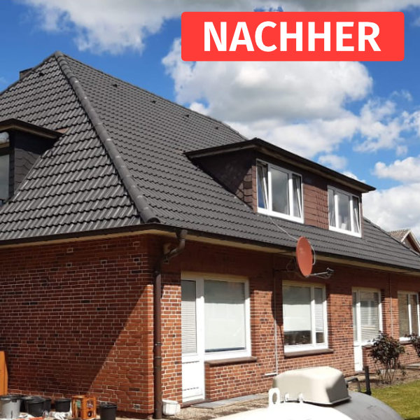 Dach nach der Dachbeschichtung Cuxhaven