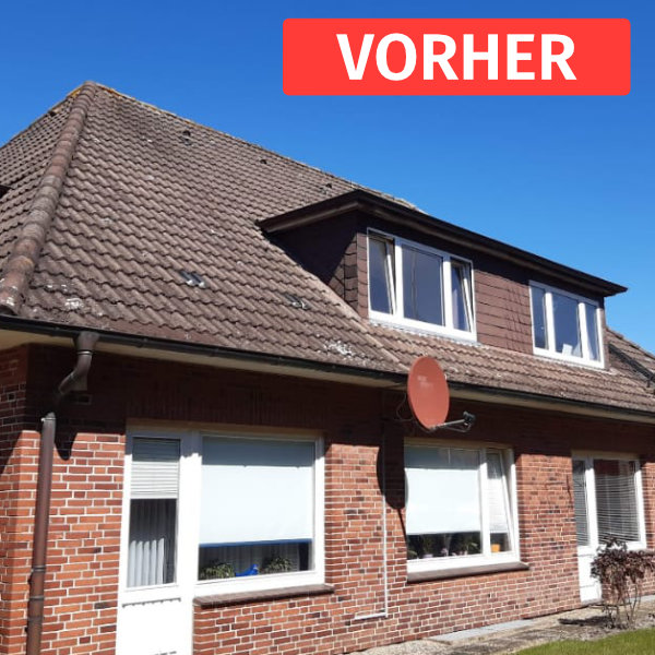 Dach vor der Dachbeschichtung Cuxhaven